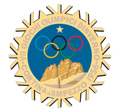 Кортина д'Ампеццо 1956 официальная эмблема